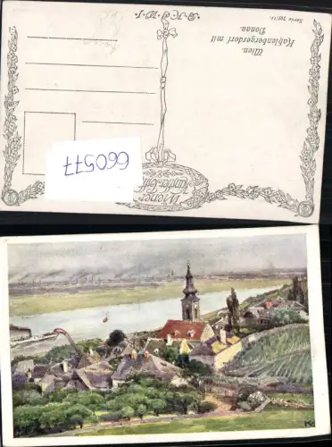 660577,Künstler AK Konopa Wien Kahlenbergerdorf Kahlenberg Döbling
