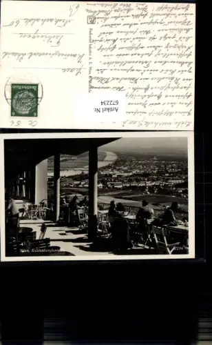 672234,Foto Ak Wien Vienna Döbling Kahlenbergterrasse Blick auf Stadt