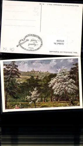 672239,Künstler Ak Wien Vienna Döbling Kahlenberg