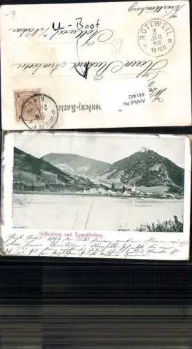681442 Wien Döbling Kahlenbergerdorf Kahlenberg Dampfer Leopoldsberg