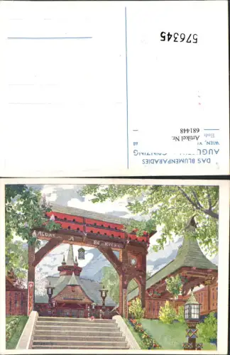 681448 Künstler AK Wien Döbling Grinzing Augustin