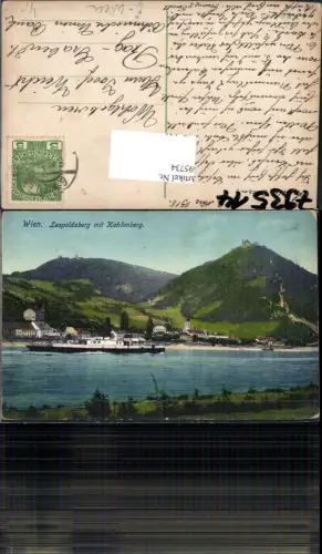 695734 Wien Döbling Kahlenberg Leopoldsberg Donau Dampfer