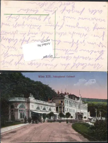 697373 Wien Döbling Schlosshotel Cobenzl Kobenzl