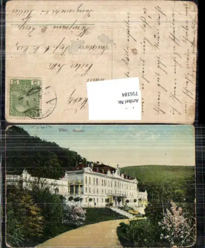 716184 Wien Döbling Cobenzl Kobenzl gel Armee Langenrohr Tulln Landwehr Inf. II Ers. Kp.