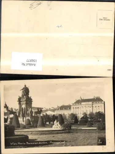 150577,Wien Leopoldstadt Maria Theresia Denkmal Messepalast