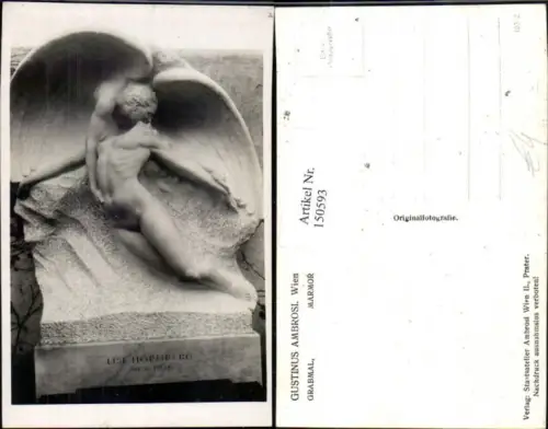 150593,Wien Leopoldstadt Lise Hornberg Denkmal Statue Detailansicht Grabmal Gustinus Ambrosi