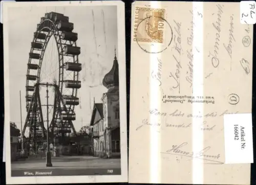 166042,Wien 2 Leopoldstadt Prater Riesenrad