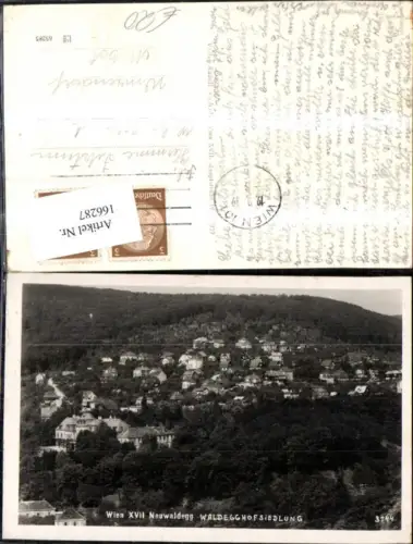 166287,Wien 17 Hernals Neuwaldegg Waldegghofsiedlung 1940