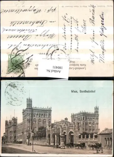 180451,Wien 2 Nordbahnhof Bahnhof Kutschen