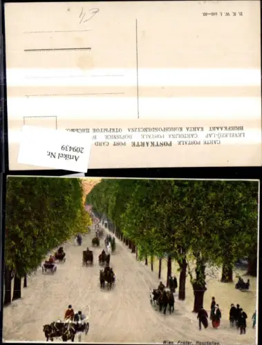 209439,Leopoldstadt Prater Hauptallee Kutschen Personen