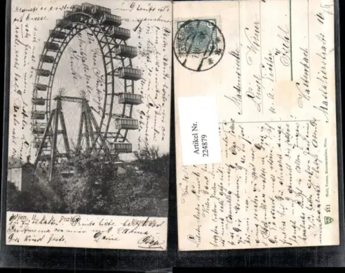 224879,Wien Leopoldstadt K. k. Prater Riesenrad