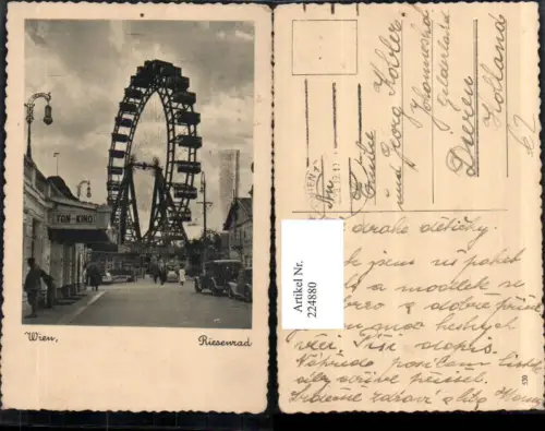 224880,Wien Leopoldstadt Prater Riesenrad Ton-Kino