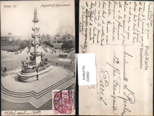 224882,Wien Leopoldstadt Tegetthoff-Monument Riesenrad