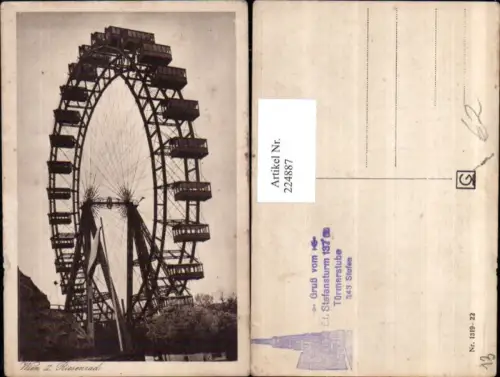 224887,Wien Leopoldstadt Riesenrad Prater