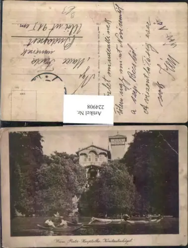 224908,Wien Leopoldstadt Prater-Hauptallee Konstantinhügel Ruderboote