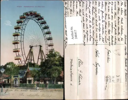 248417,Wien Leopoldstadt Prater Riesenrad