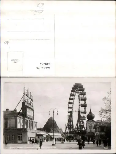 248465,Wien Leopoldstadt Prater Riesenrad m. Hochschaubahn u. Kino Film Palast