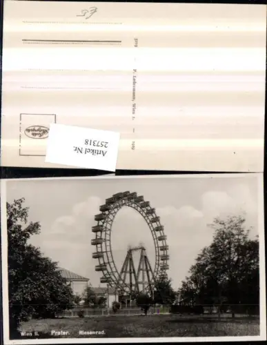 257318,Wien Leopoldstadt Prater Riesenrad