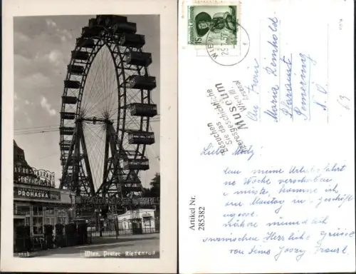 285382,Wien Leopoldstadt Prater Riesenrad Restaurant Prohaska