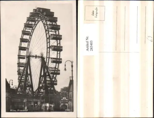 285403,Wien Leopoldstadt Prater Riesenrad