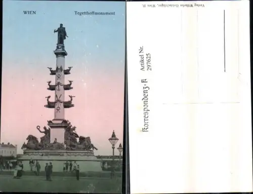 297625,Wien Leopoldstadt Tegetthoff-Monument