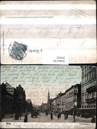 297653,Wien Leopoldstadt Praterstraße Straßenansicht Geschäfte