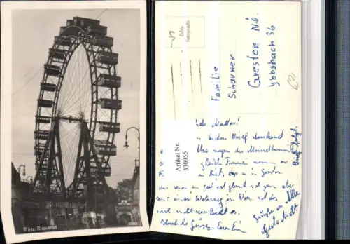 330955,Wien Leopoldstadt Prater Riesenrad