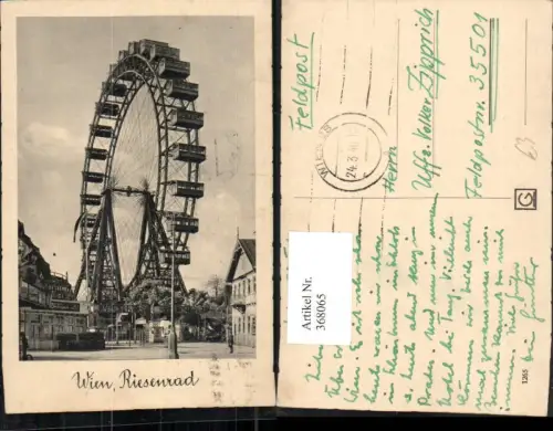 368065,Wien Leopoldstadt Prater Riesenrad