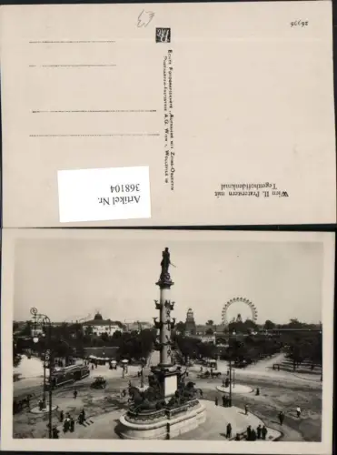 368104,Wien Leopoldstadt Praterstern Tegetthoff-Monument Riesenrad