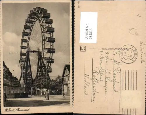 382833,Wien Leopoldstadt Prater Riesenrad