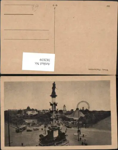 382839,Wien Leopoldstadt Praterstern Tegetthoff-Monument Riesenrad