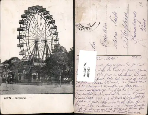 409963,Wien Leopoldstadt Prater Riesenrad