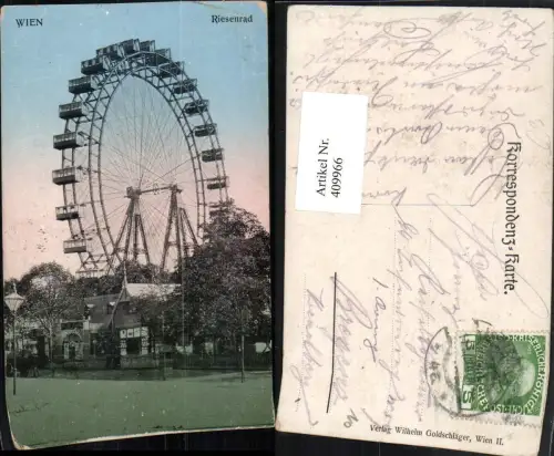 409966,Wien Leopoldstadt Prater Riesenrad