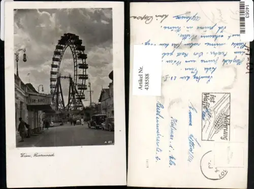438588,Wien Leopoldstadt Prater Riesenrad Ton-Kino