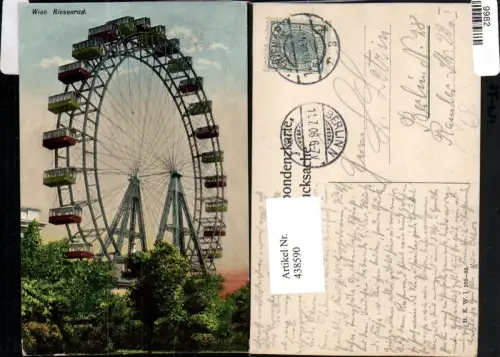 438590,Wien Leopoldstadt Prater Riesenrad pub B.K.W.I. 105/35
