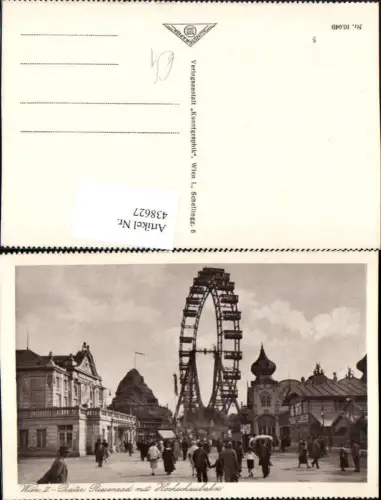 438627,Wien Leopoldstadt Prater Riesenrad u. Hochschaubahn