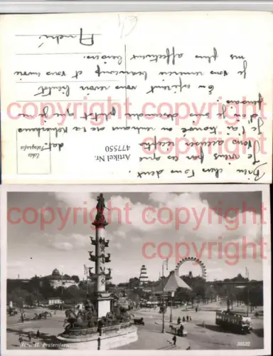 477550,Wien Leopoldstadt Praterstern Prater Tegetthoff-Monument Riesenrad