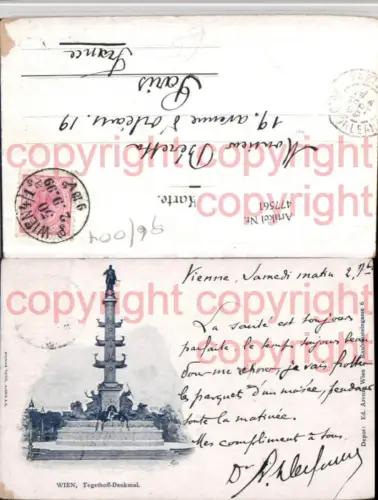 477561,Wien Leopoldstadt Prater Tegetthoff-Denkmal Säule