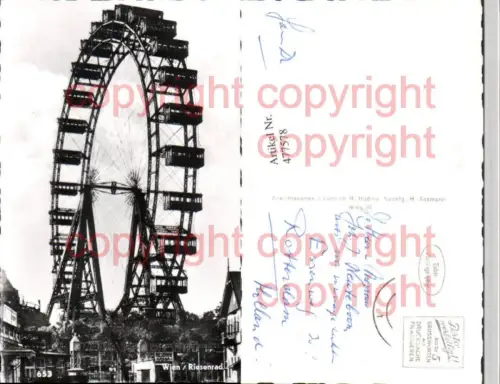 477578,Wien Leopoldstadt Prater Riesenrad