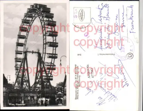 477582,Wien Leopoldstadt Prater Riesenrad