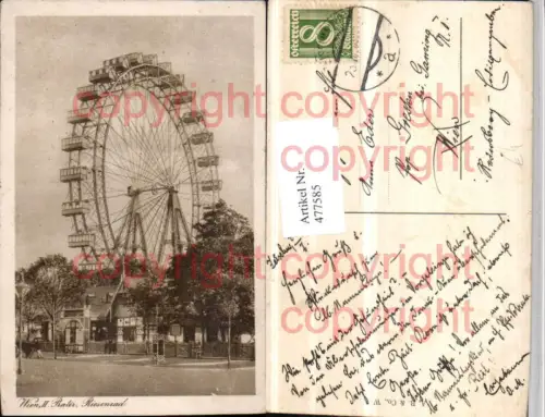477585,Wien Leopoldstadt Prater Riesenrad