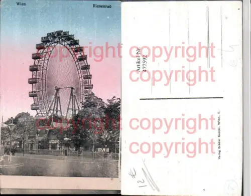477592,Wien Leopoldstadt Prater Riesenrad