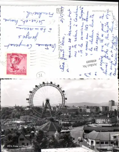 498689,Wien Leopoldstadt Prater m. Riesenrad