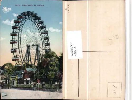 498718,Wien Leopoldstadt Prater Riesenrad pub B.K.W.I. 39