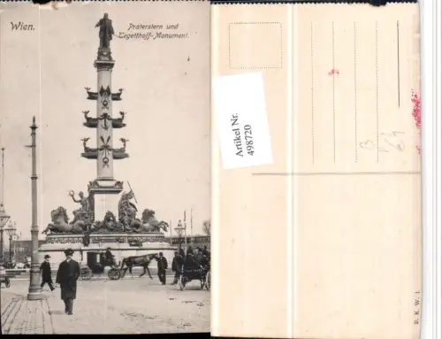 498720,Wien Leopoldstadt Praterstern Tegetthoff-Monument pub B.K.W.I.