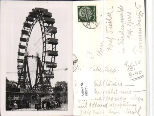 498723,Wien Leopoldstadt Prater Riesenrad