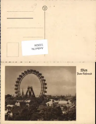 532634,Wien 2 Leopoldstadt Prater Riesenrad