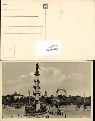 532637,Wien 2 Leopoldstadt Praterstern Tegetthoff Denkmal Kreisverkehr