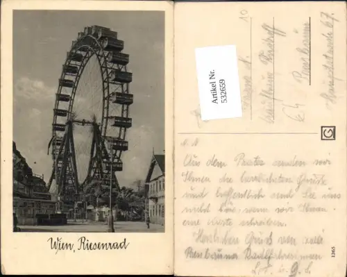 532659,Wien 2 Leopoldstadt Prater Riesenrad