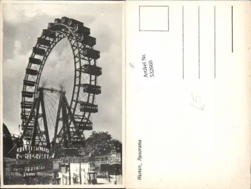532660,Wien 2 Leopoldstadt Prater Riesenrad Hochschaubahn